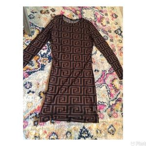 Stretchy Sheer Dress